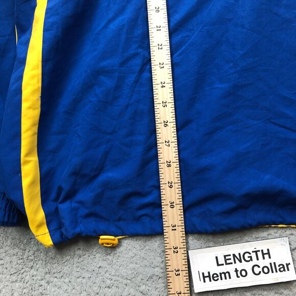 Vintage 90s Adidas Ukraine Olympic Windbreaker Jacket Pants Set Mens Large - Picture 9 of 15